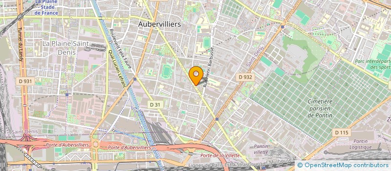 localisation de l'entreprise MONSIEUR WAJDI DJO  AUBERVILLIERS