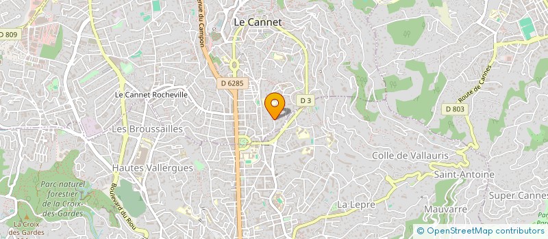 localisation de l'entreprise MONSIEUR WAJDI GUELLIM à LE CANNET