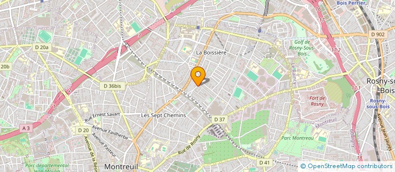 localisation de l'entreprise MONSIEUR WAJDI HAZMI à MONTREUIL