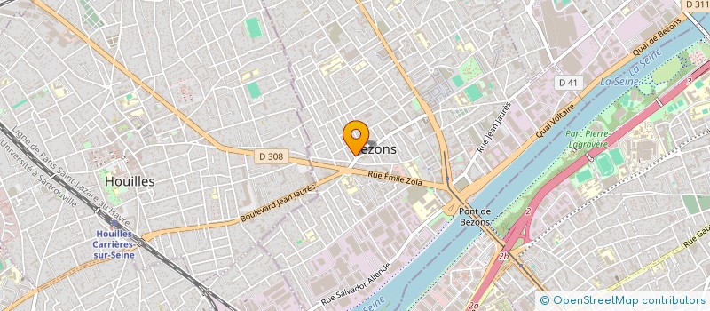 localisation de l'entreprise MONSIEUR WAJDI JENANA  BEZONS