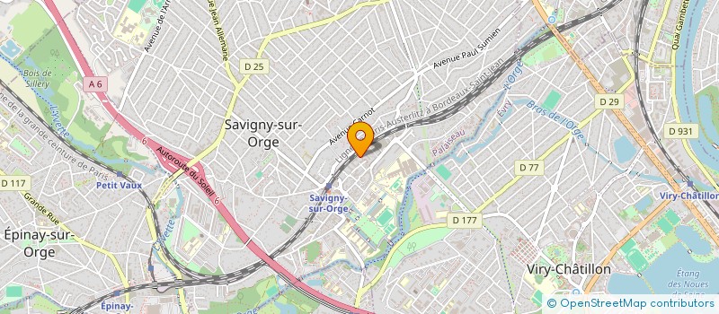localisation de l'entreprise MONSIEUR WAJDI MARZOUK à SAVIGNY-SUR-ORGE