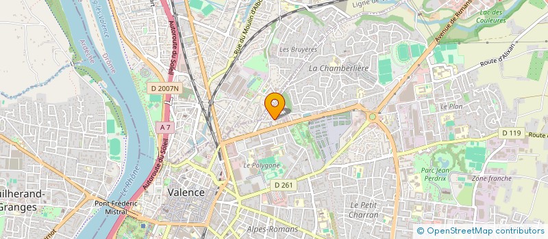 localisation de l'entreprise MONSIEUR WAJDI MATHLOUTHI  VALENCE