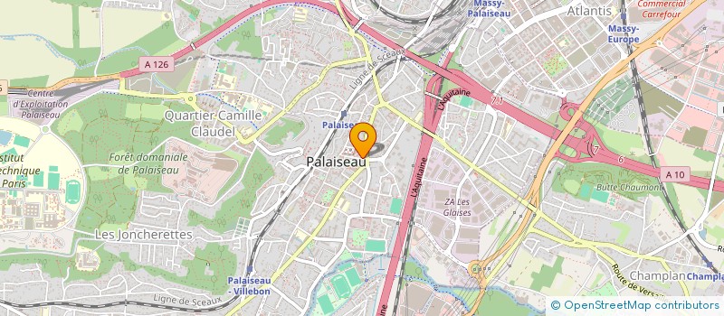 localisation de l'entreprise MONSIEUR WAJDI MLAMALI  PALAISEAU