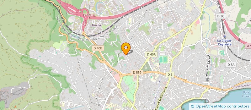 localisation de l'entreprise MONSIEUR WAJDI TALBI  LA CIOTAT