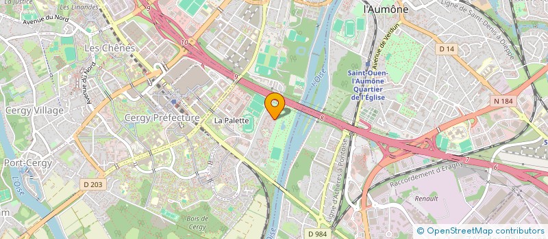 localisation de l'entreprise MONSIEUR WAJDI TRABELSI  PONTOISE