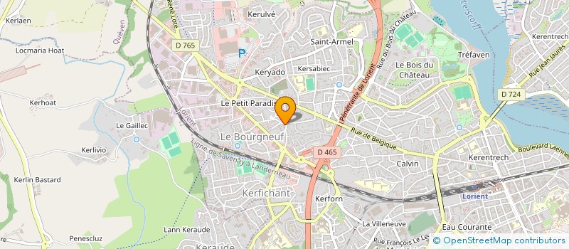 localisation de l'entreprise MONSIEUR WAJIH SAGAR  LORIENT