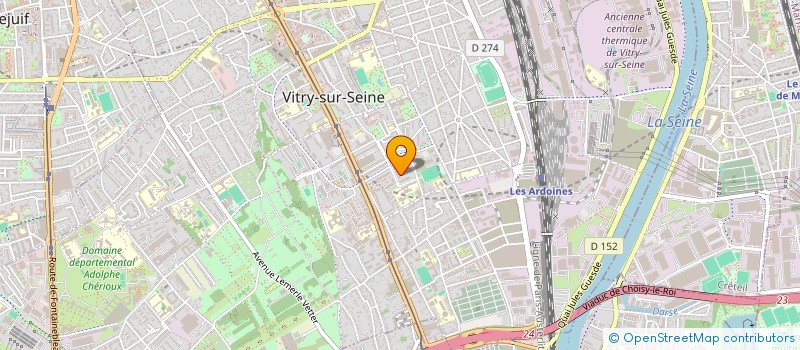 localisation de l'entreprise MONSIEUR WAKARI MAGASSA  VITRY-SUR-SEINE