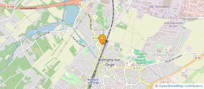 localisation de l'entreprise MONSIEUR WAKARY DOUCOURE à BRETIGNY-SUR-ORGE