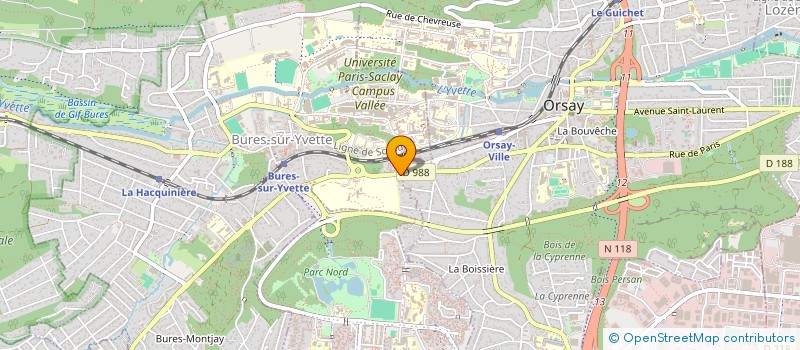 localisation de l'entreprise MONSIEUR WAKARY GANDEGA  BURES-SUR-YVETTE