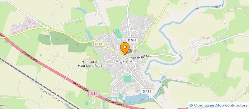 localisation de l'entreprise MONSIEUR WAKARY MAGASSA  ARGENTRE