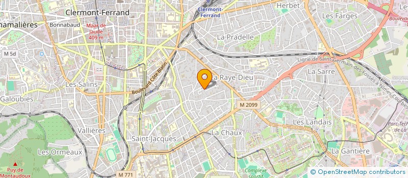 localisation de l'entreprise MONSIEUR WAKARY MAGASSA  CLERMONT-FERRAND