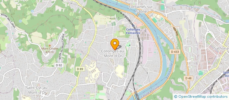 localisation de l'entreprise MONSIEUR WAKAS ALHAJER  COLLONGES-AU-MONT-D'OR