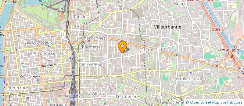localisation de l'entreprise MONSIEUR WAKILI ADEGBINDIN à VILLEURBANNE