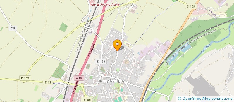 localisation de l'entreprise MONSIEUR WAKMAN SHIRZAD  JAUNAY-MARIGNY