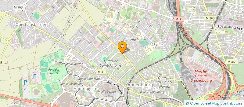 localisation de l'entreprise MONSIEUR WALA AMARA  STRASBOURG