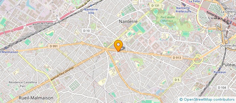 localisation de l'entreprise MONSIEUR WALBER FERREIRA MACHADO  NANTERRE