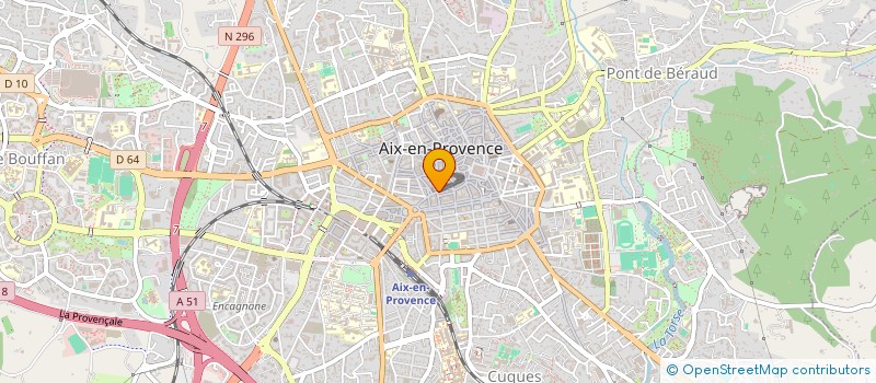 localisation de l'entreprise MONSIEUR WALD SAT à AIX-EN-PROVENCE
