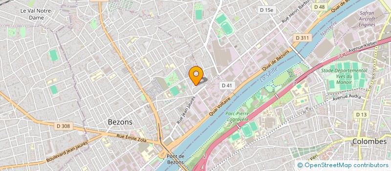 localisation de l'entreprise MONSIEUR WALDINEY DE MELO à BEZONS