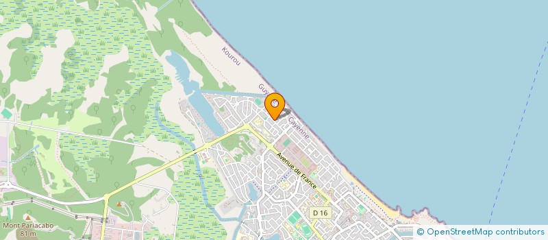 localisation de l'entreprise MONSIEUR WALDIR DA SILVA NUNES  KOUROU