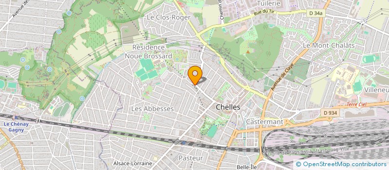 localisation de l'entreprise MONSIEUR WALDY DE SOUZA  CHELLES