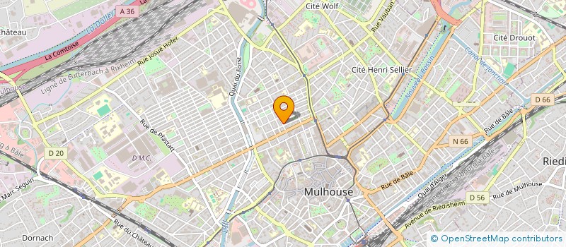 localisation de l'entreprise MONSIEUR WALE BALOGUN  MULHOUSE