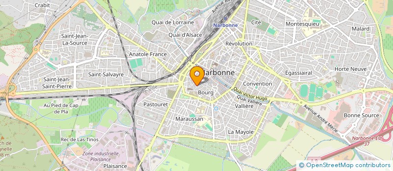 localisation de l'entreprise MONSIEUR WALEED ABDULLAH à NARBONNE