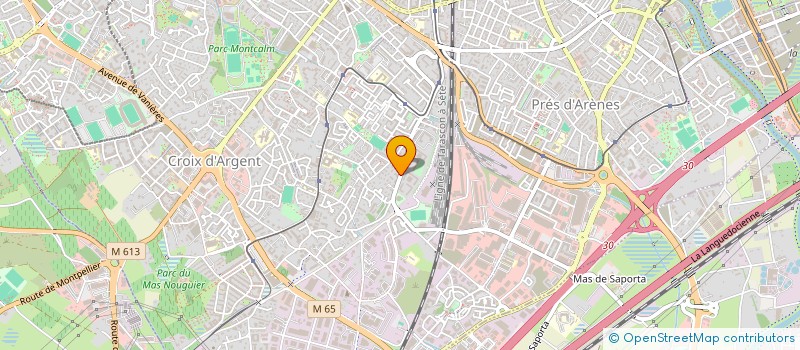 localisation de l'entreprise MONSIEUR WALEED NOUGAOUI à MONTPELLIER