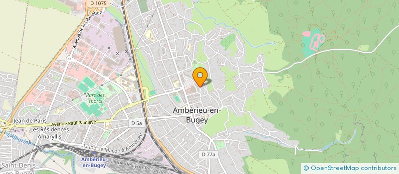 localisation de l'entreprise MONSIEUR WALERY DOUMENC  AMBERIEU-EN-BUGEY