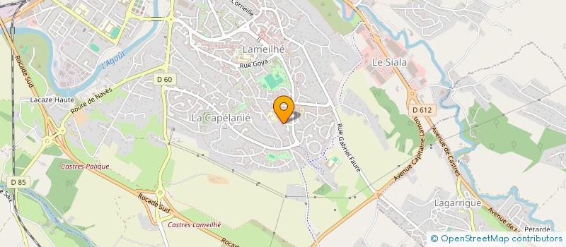 localisation de l'entreprise MONSIEUR WALI FADDEL  CASTRES