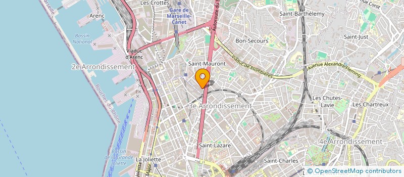 localisation de l'entreprise MONSIEUR WALI RAHMAN ABRAHIMKHIL à MARSEILLE
