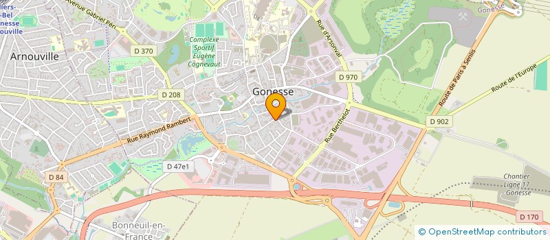 localisation de l'entreprise MONSIEUR WALIA WALIA  GONESSE