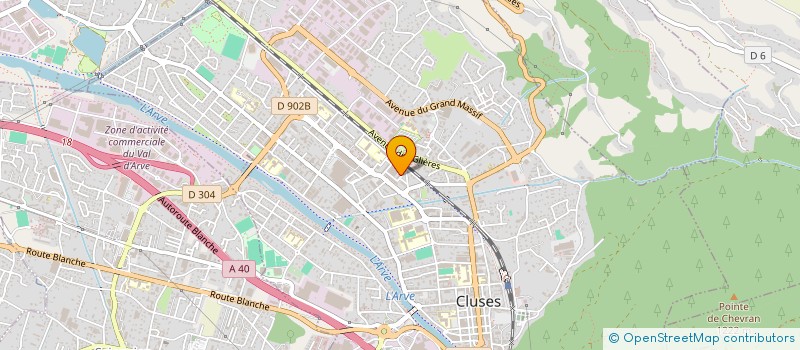 localisation de l'entreprise MONSIEUR WALID ABADLIA  CLUSES