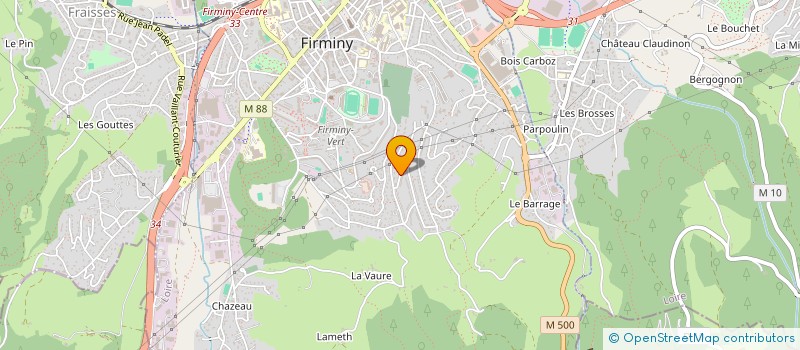 localisation de l'entreprise MONSIEUR WALID ABBOUD  FIRMINY