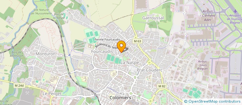 localisation de l'entreprise MONSIEUR WALID ABDERRAHMANE à COLOMIERS