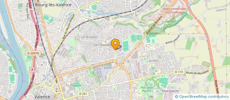 localisation de l'entreprise MONSIEUR WALID ABIDA à VALENCE