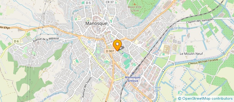 localisation de l'entreprise MONSIEUR WALID AHMED à MANOSQUE
