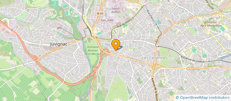 localisation de l'entreprise MONSIEUR WALID AHSSAN à MONTPELLIER
