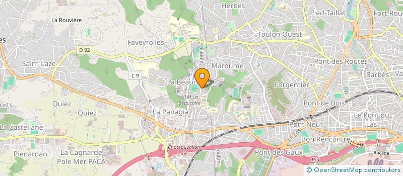 localisation de l'entreprise MONSIEUR WALID AJILI  TOULON