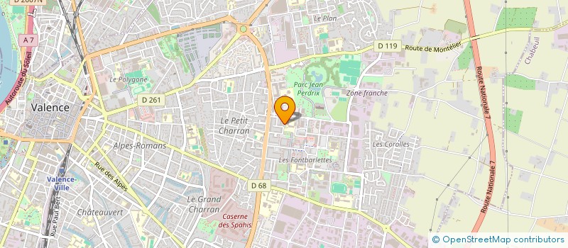localisation de l'entreprise MONSIEUR WALID AKRIMI à VALENCE