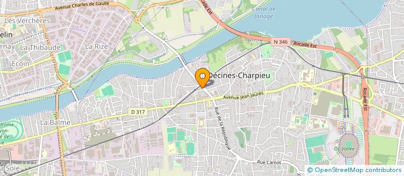 localisation de l'entreprise MONSIEUR WALID AL MAKSOUD  DECINES-CHARPIEU