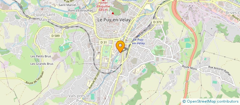 localisation de l'entreprise MONSIEUR WALID ALLALI  LE PUY-EN-VELAY