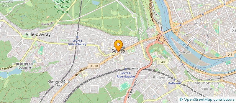 localisation de l'entreprise MONSIEUR WALID AMARA à SEVRES