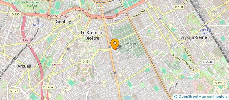 localisation de l'entreprise MONSIEUR WALID ARAB  LE KREMLIN-BICETRE