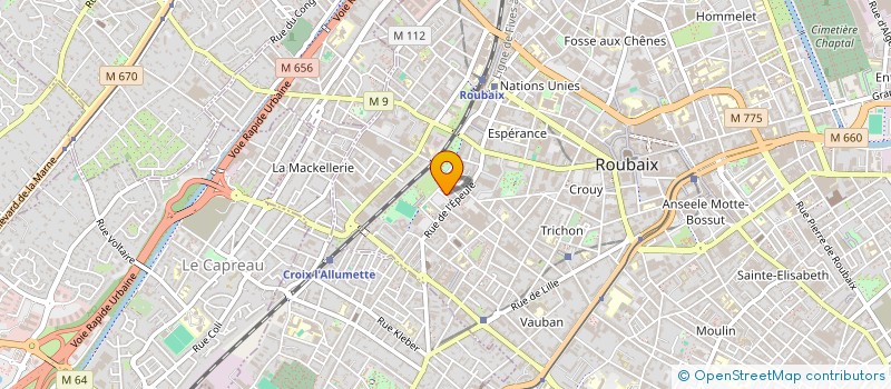 localisation de l'entreprise MONSIEUR WALID AREZKI  ROUBAIX