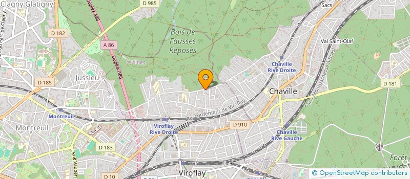 localisation de l'entreprise MONSIEUR WALID ARIB  VIROFLAY