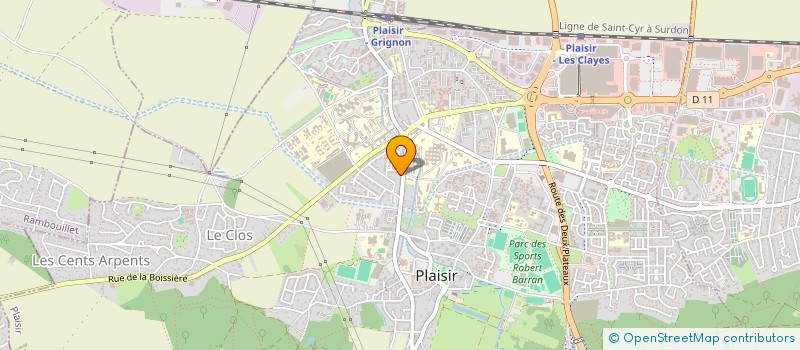 localisation de l'entreprise MONSIEUR WALID ASSAOUCI  PLAISIR