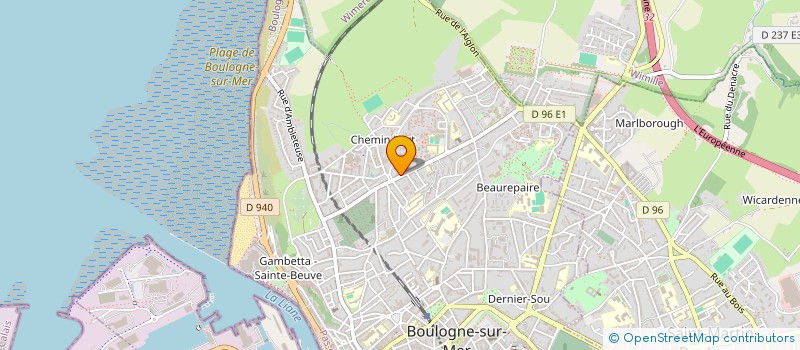 localisation de l'entreprise MONSIEUR WALID ATIA ALLAH à BOULOGNE-SUR-MER