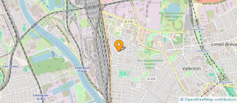 localisation de l'entreprise MONSIEUR WALID BADAOUI  VILLENEUVE-SAINT-GEORGES