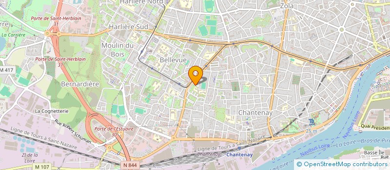 localisation de l'entreprise MONSIEUR WALID BAOUALI à NANTES