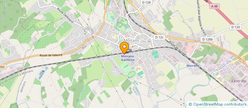 localisation de l'entreprise MONSIEUR WALID BEDJAOUI  MOIRANS